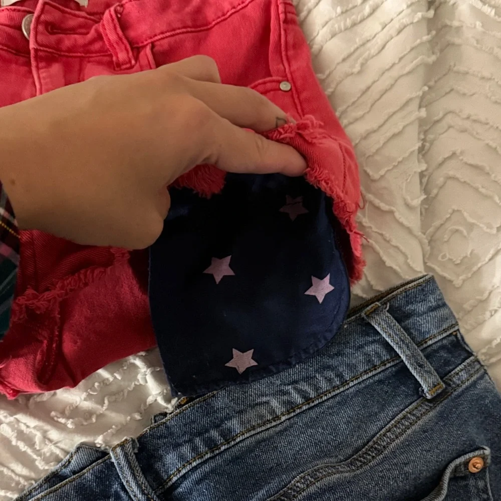 2pk Distressed Denim Shorts